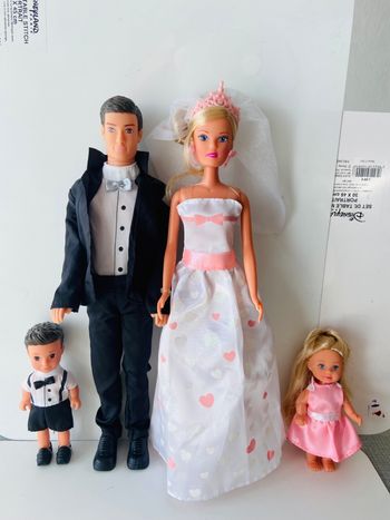 Lot poupée Barbie mariage 