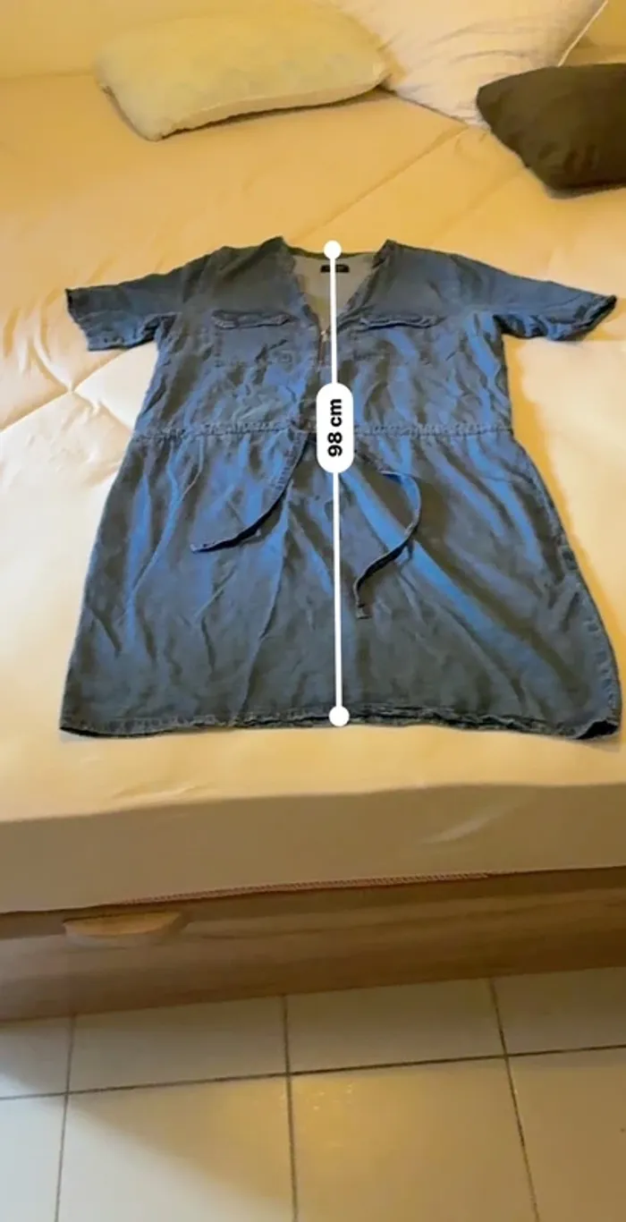 Robe en jean bleu Yessica