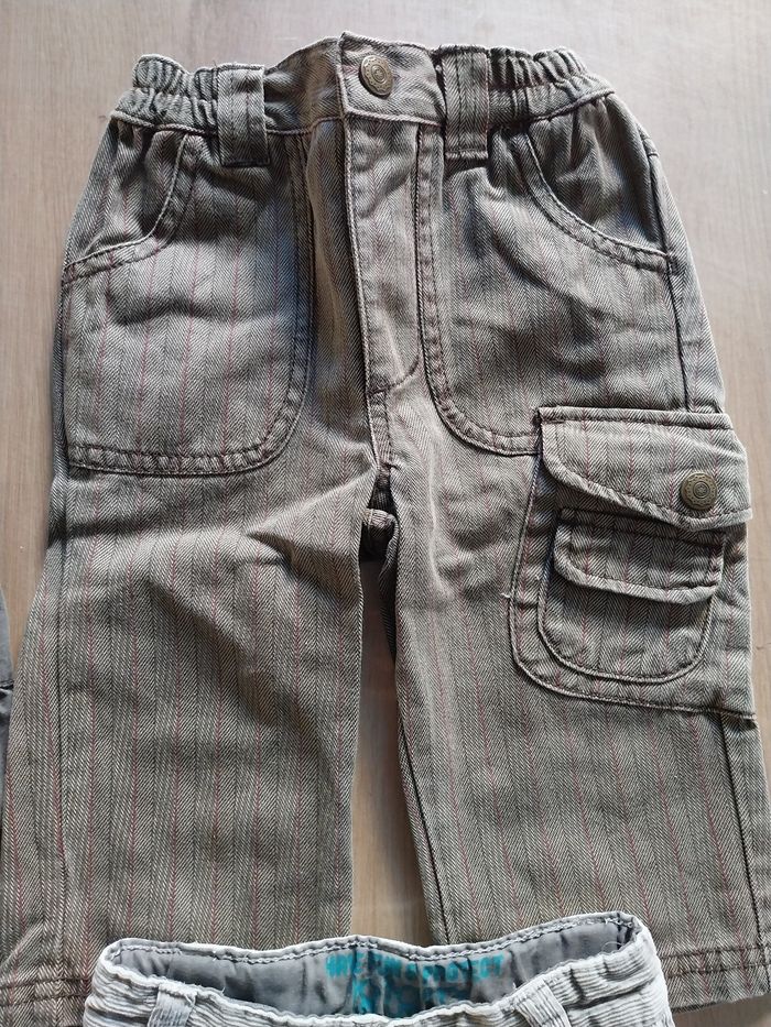 Lot pantalons bébé 12 mois - photo numéro 5