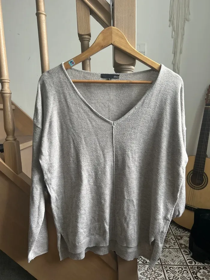 Pull léger etam col V