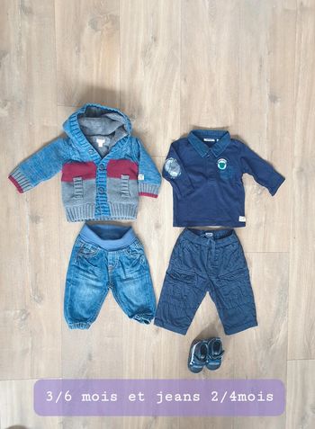 Lot de tenues bébé, taille 3-6 mois, Mexx baby, H&M, Tao