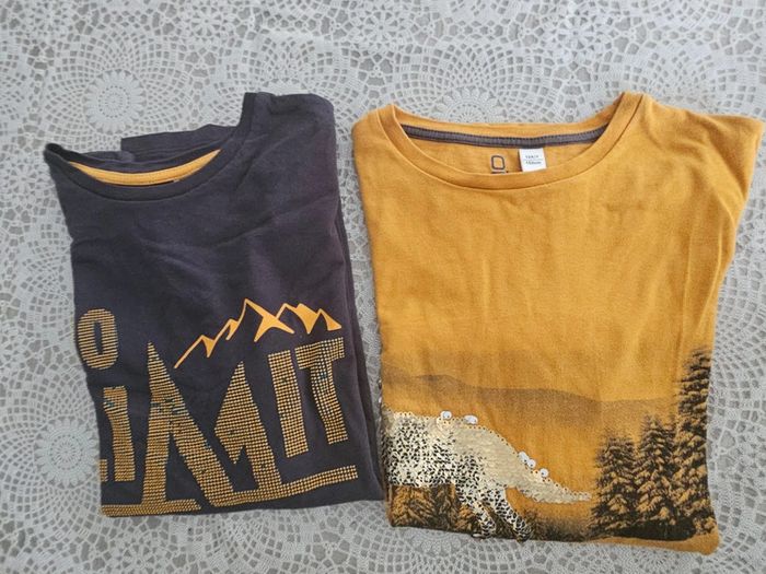 2 tee shirt manche longue  garçon 12 ans - photo numéro 2