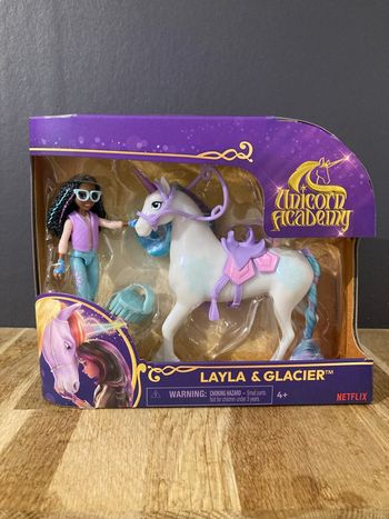 Coffret unicorn académie l’école des licornes Layla et Glacier neuf sous blister
