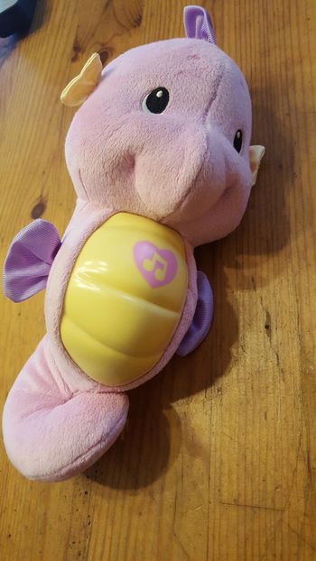 Veilleuse hippocampe rose