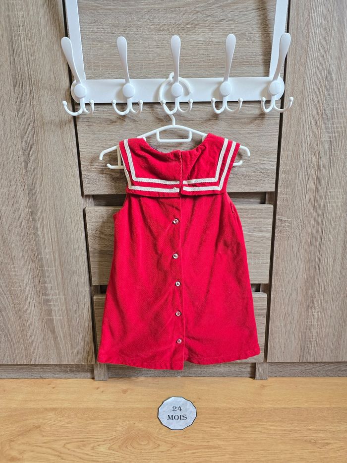 Vêtement Bébé Fille - Ensemble Robe/Body/Bonnet - Sergent Major - 24 mois 86 cm - photo numéro 9