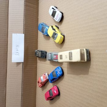 voiture divers métal (sachet de 9)