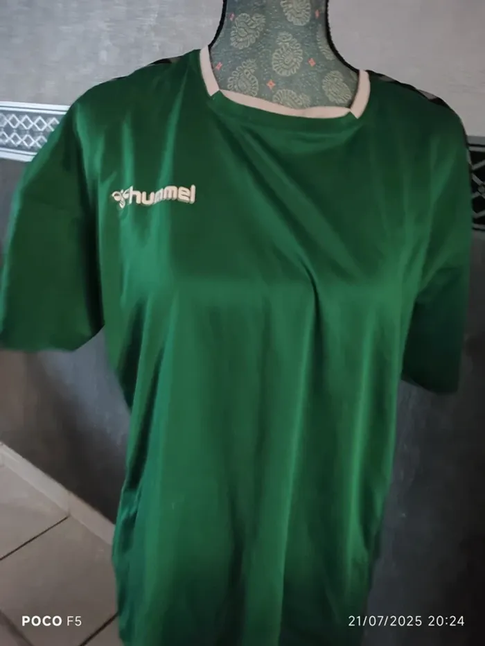 Tee shirt vert Hummel taille XL - photo numéro 2