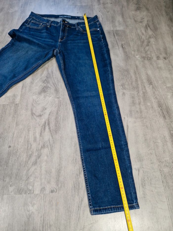 Jean's Calvin Klein Curvy Skinny Bleu Taille XL Femme - photo numéro 11