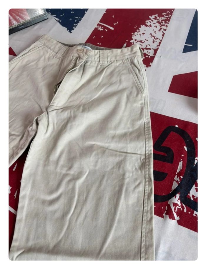 Pantalon Chino Bertrand d’Arley taille 38 marron crème/ beige crème doublure au niveau des chevilles - photo numéro 7