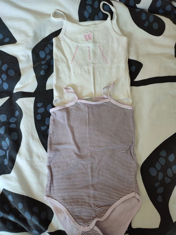 Lot de deux body débardeur 24 mois Kitchoun - photo numéro 5