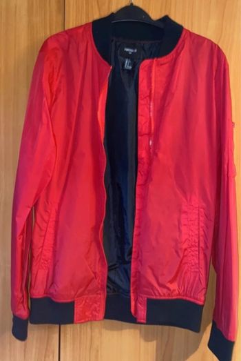 Veste rouge unie Forever 21 S