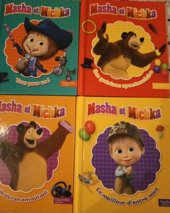 Lot Mini livre Masha et Michka