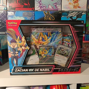Coffret pokémon Zacian ex de Nabil neuf scellé 