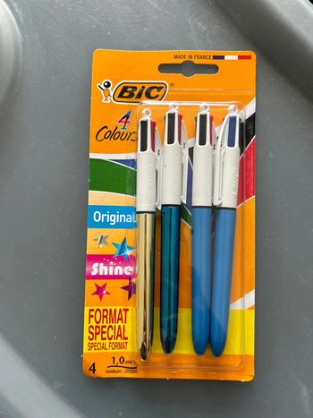 4 BIC 4 couleurs Shine