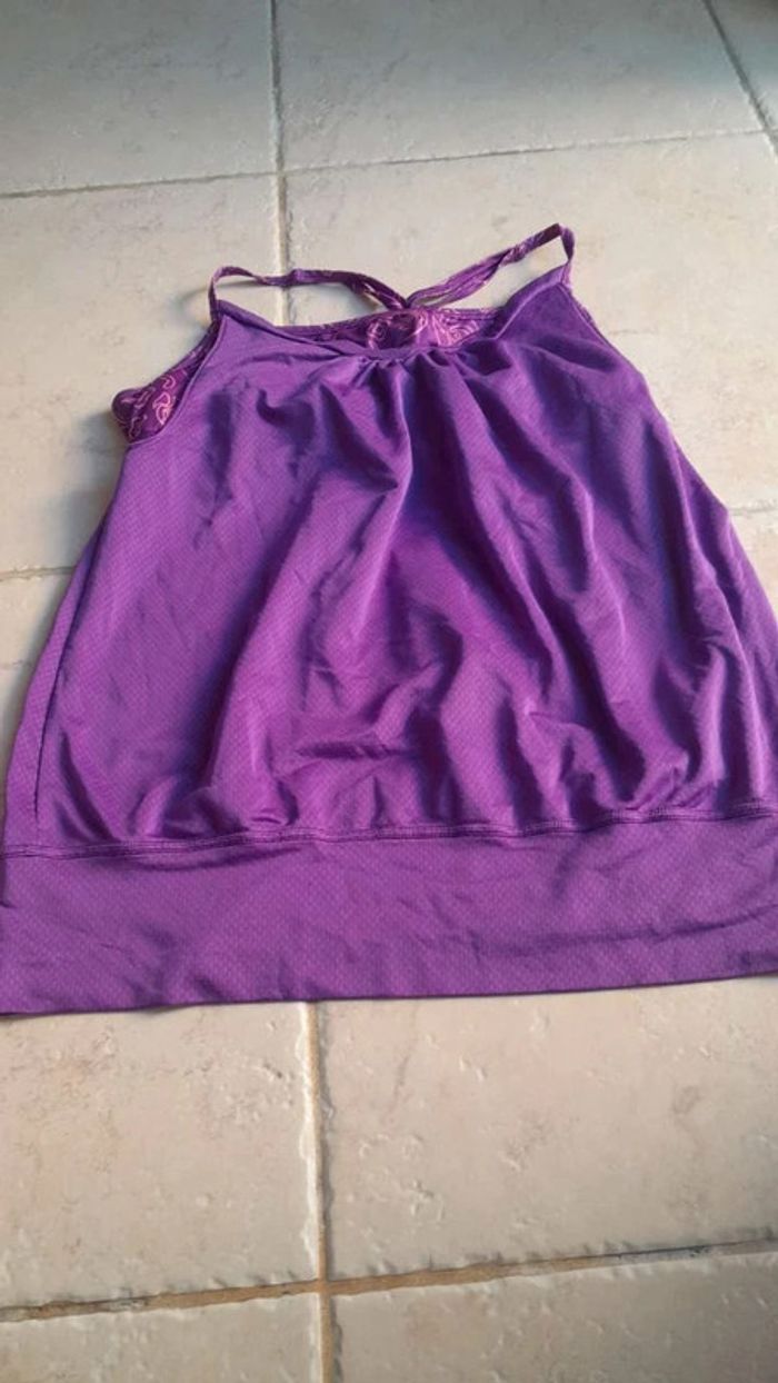 T shirt sport violet