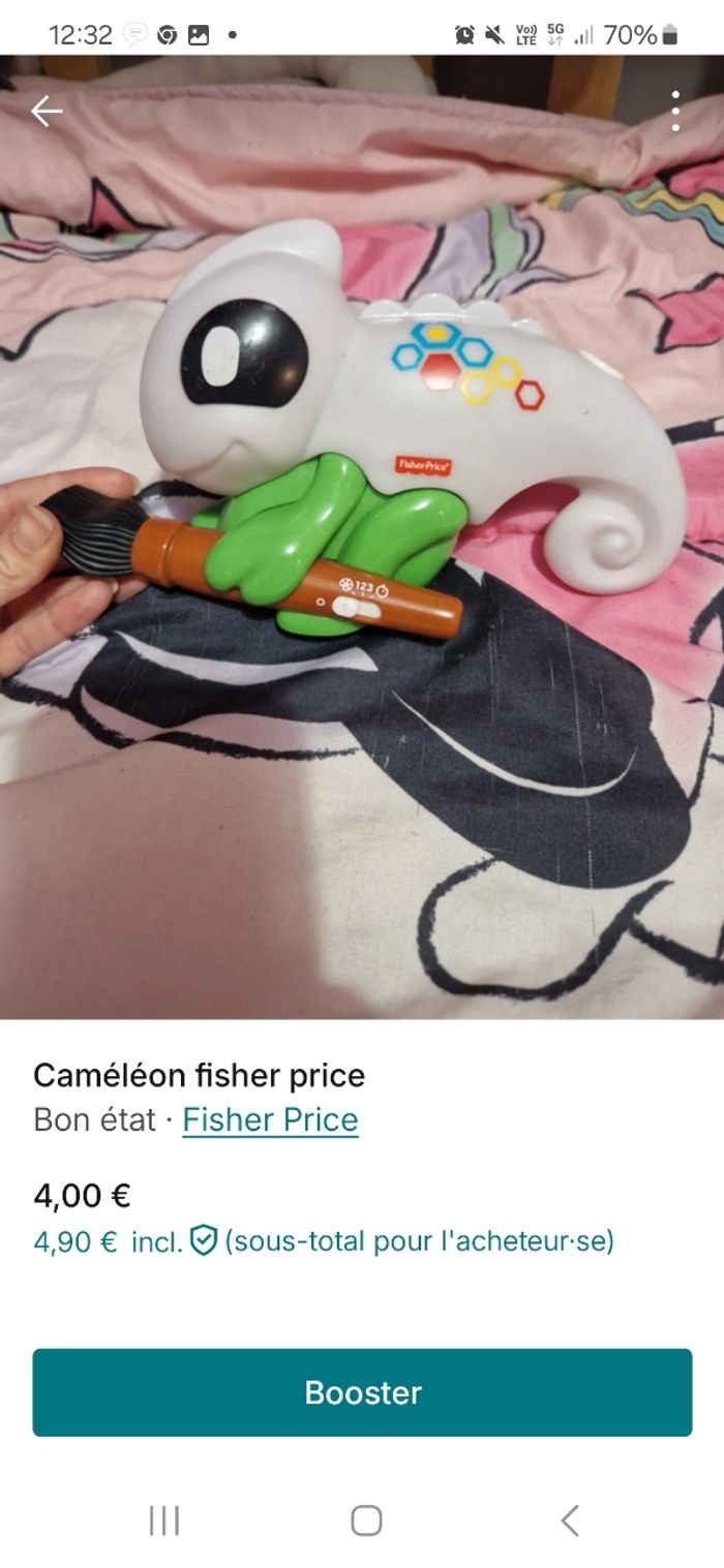 Caméléon fisher price
