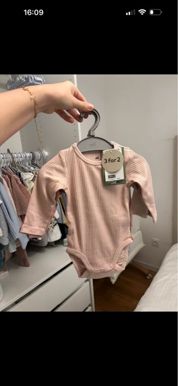 Lot body 6 mois H&M