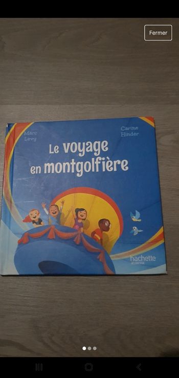 Livre mc do le voyage en montgolfière