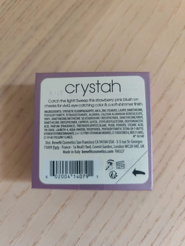 Benefit Crystah mini blush 2,5g - photo numéro 2