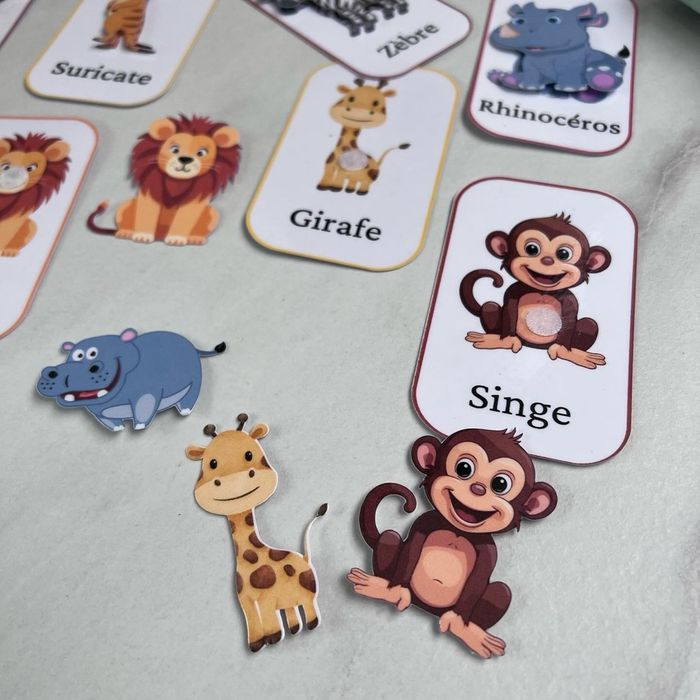 Jeu animaux de la savane - photo numéro 2