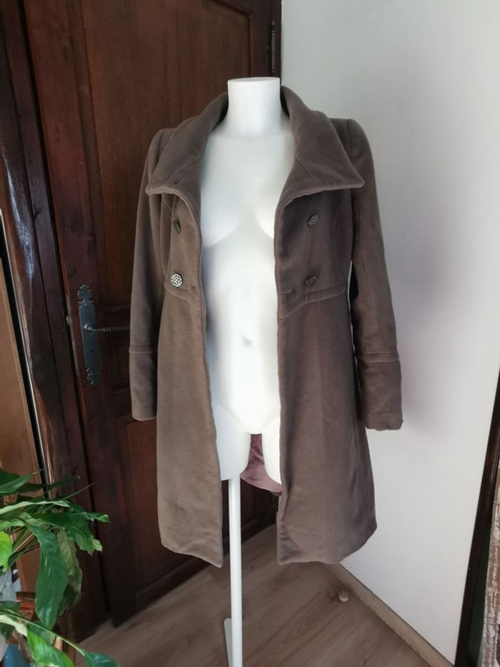 Manteau marron clair Zapa - photo numéro 12
