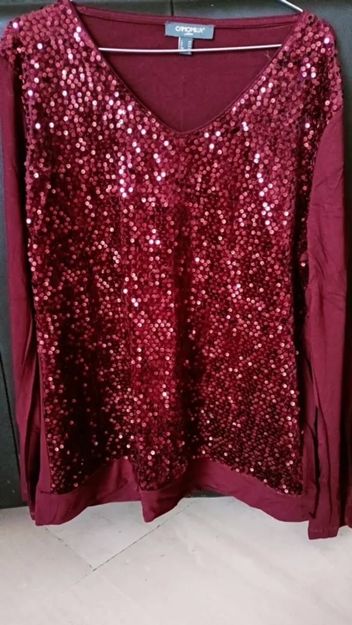 tunique rouge fetes