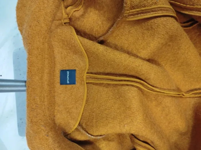 Manteau oversize moutarde - Laine mélangé Promod A264 - photo numéro 7