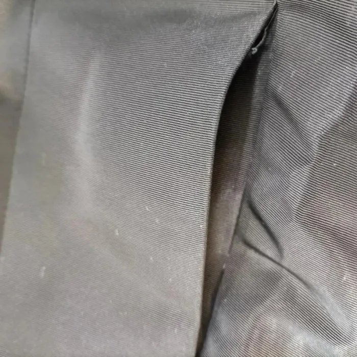 Robe bustier noire satinée coupe évasée taille S - photo numéro 7