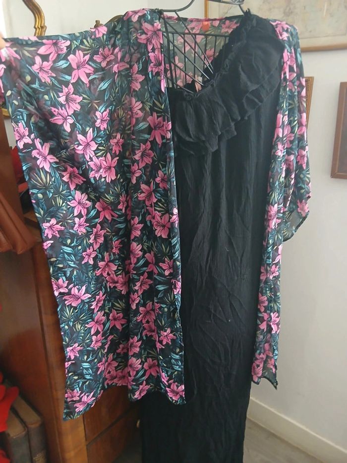 Kimono Midaxi cache maillot, vêtement de plage - photo numéro 3