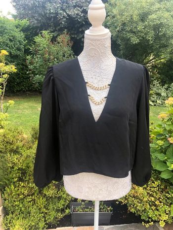Blouse Zara noire neuve taille L