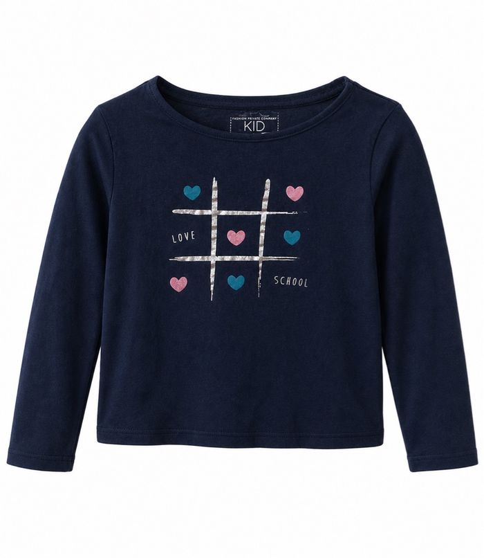 T-shirt manches longues fille - photo numéro 1