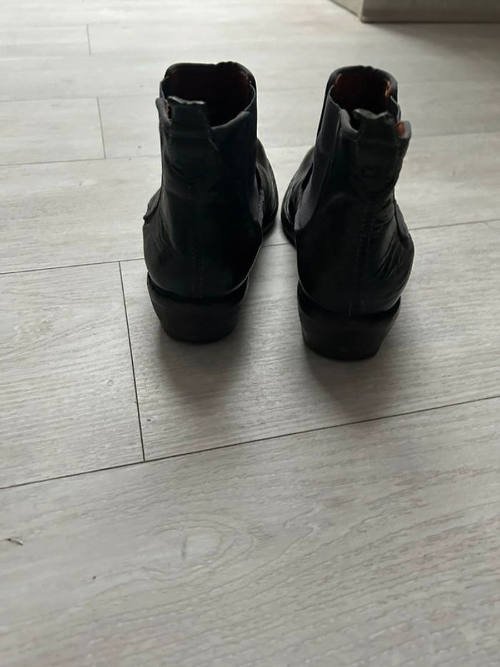 Bottines gris foncé Geox taille 38 - photo numéro 7