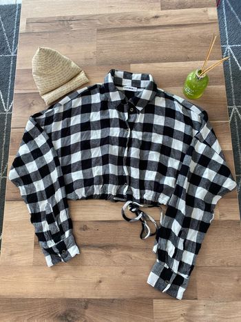 Chemise courte manches longues