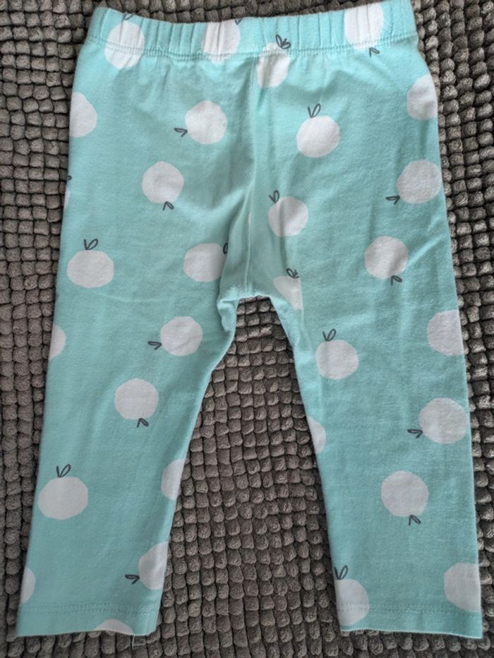 Très joli legging turquoise et blanc Tex - photo numéro 2