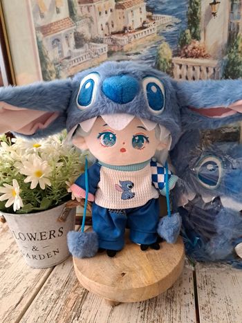 Déguisement stitch pour poupée beurre Neuf