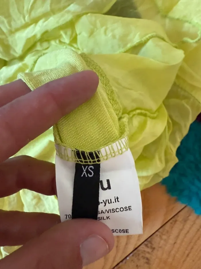 Débardeur vert neuf sans étiquette taille XS b.yu - photo numéro 7
