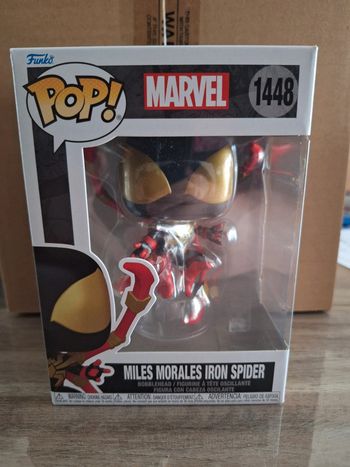 Funko pop marvel miles morales iron spider 1448