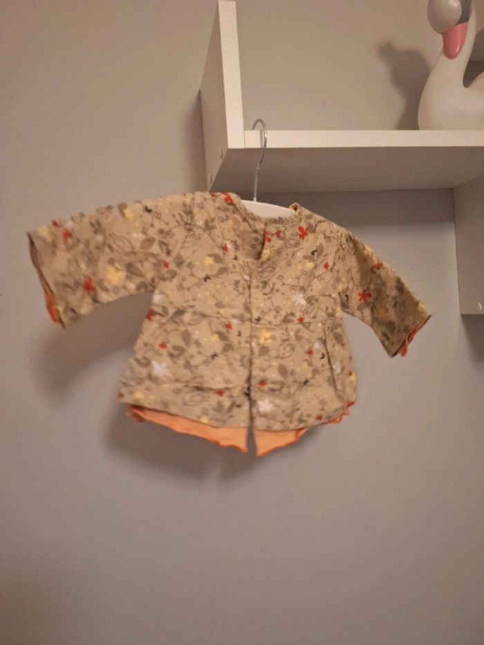 Tee Shirt Doublé Vert Clair 3 Mois D'orge - photo numéro 2