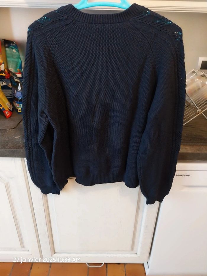 Cardigan en maille pointelle pur coton - LA REDOUTE COLLECTIONS - taille XL - photo numéro 10
