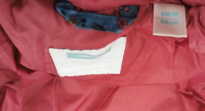 Doudoune fleurie 👣 obaïbi,matelassée, légère, 6mois - photo numéro 9