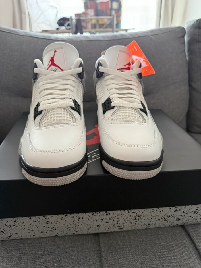 Air Jordan 4 rétro White Cément - photo numéro 5