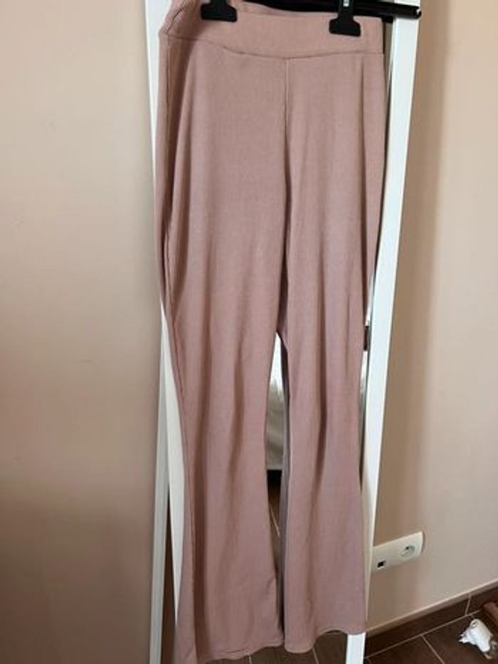 Pantalon évasé côtelé Petite