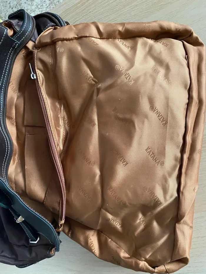 Sac à main marron katana fourre tout grand - photo numéro 11