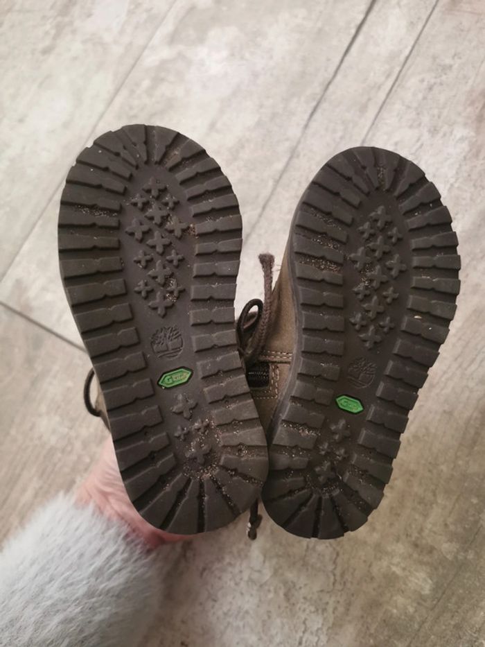 🌿Timberland Bottines courma kids traditional marron taille 22 - photo numéro 8