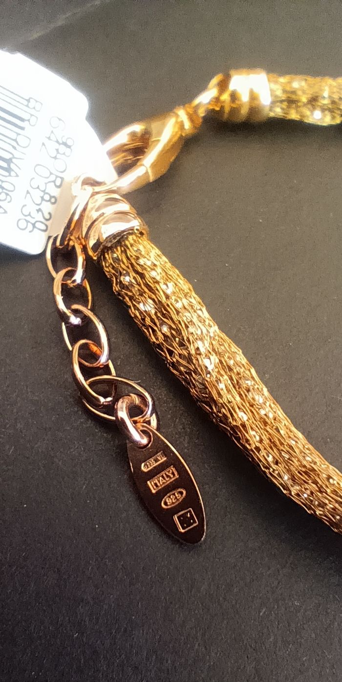 Bracelet Femme, 4 tours. Argent 925 et oxyde de zirconium. Neuf. - photo numéro 4