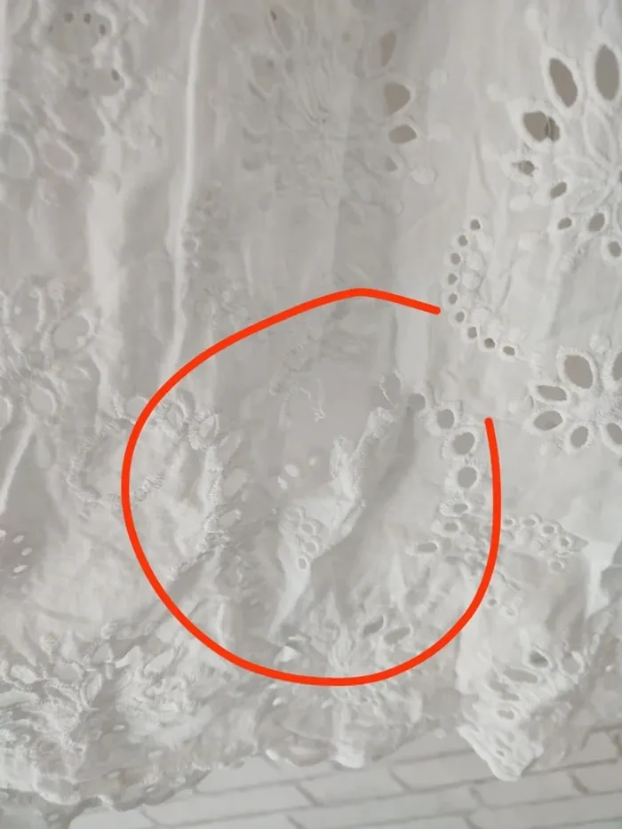 Grande blouse tunique blanche - Mino du sud taille unique - photo numéro 4
