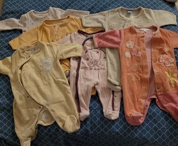 Lot de pyjamas 1 mois