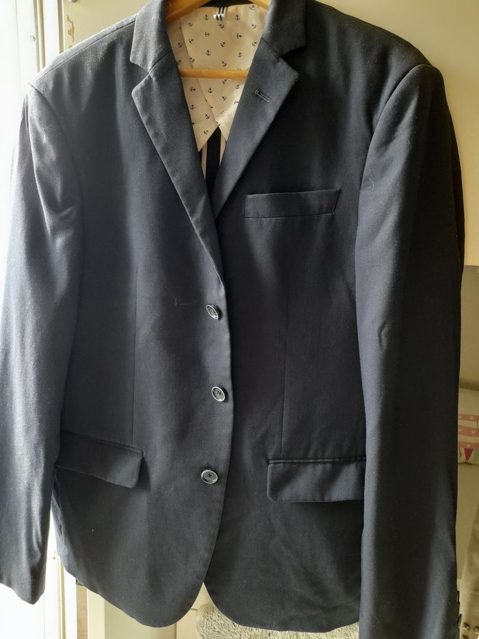 Veste  Celio ,  bleu marine Taille XL.