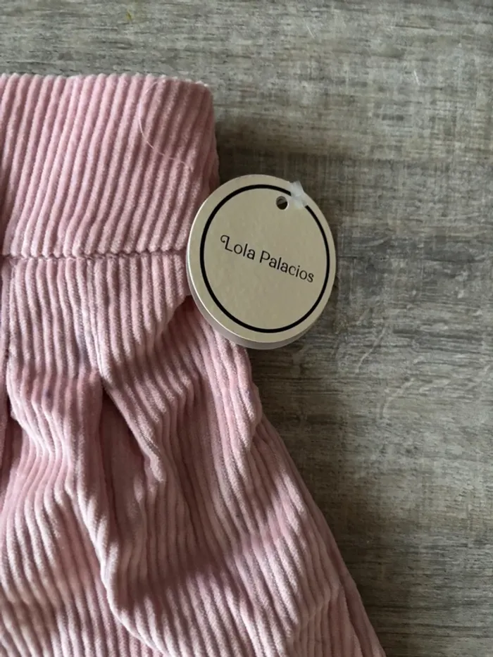Shirt en velours rose 8 ans Lola palacios - photo numéro 2