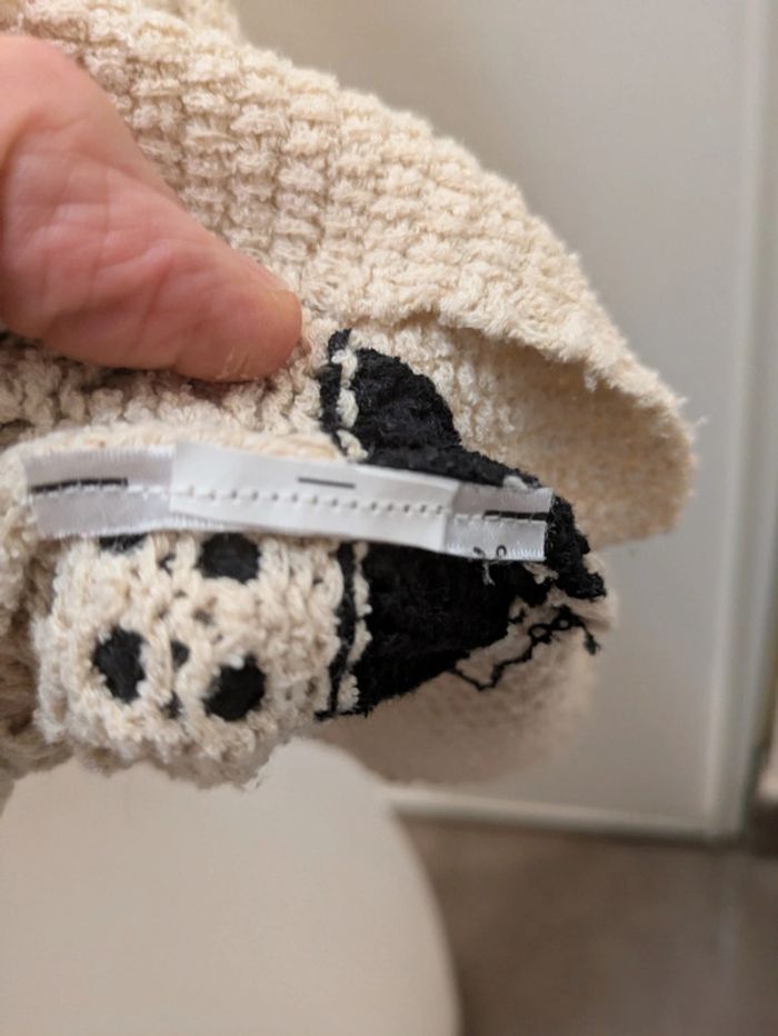 Pull ajouré sans manche beige Monoprix L - photo numéro 9